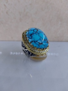 انگشتر فیروزه عنکبوتی 